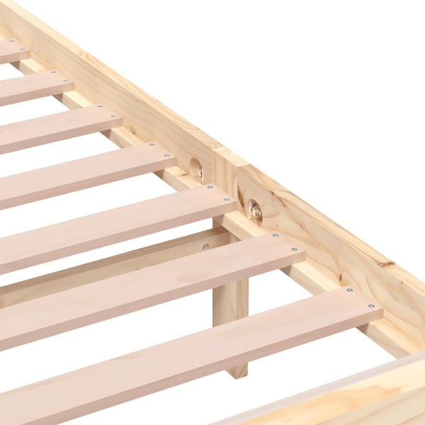 vidaXL Solid Wood Bed 180x200 cm