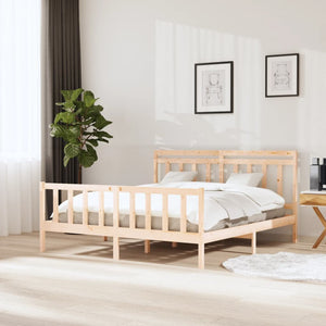 vidaXL Solid Wood Bed 180x200 cm