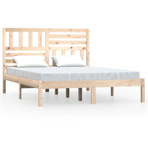 vidaXL Solid Pine Bed 140x200 cm