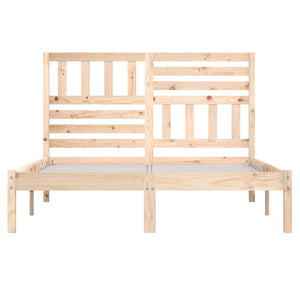vidaXL Solid Pine Bed 140x200 cm