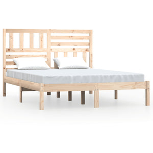 vidaXL Solid Wood Bed 150x200 cm Pine