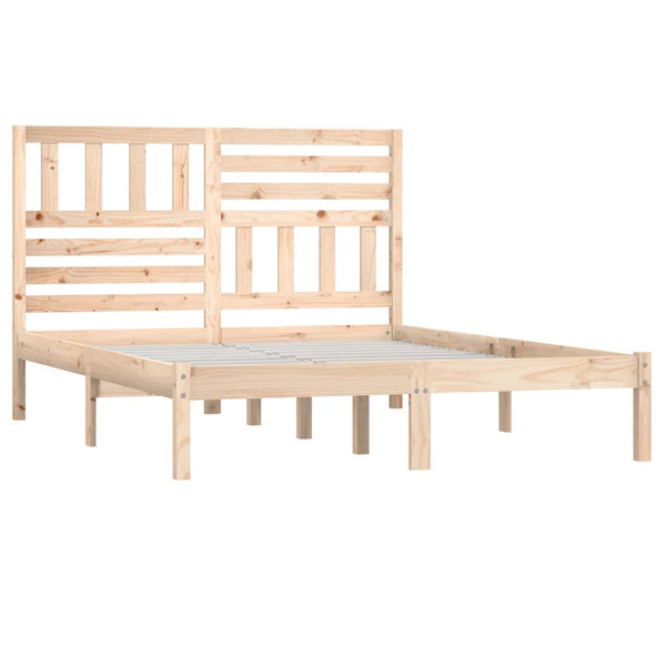 vidaXL Solid Wood Bed 150x200 cm Pine