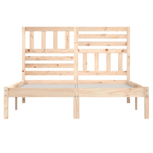 vidaXL Solid Wood Bed 150x200 cm Pine