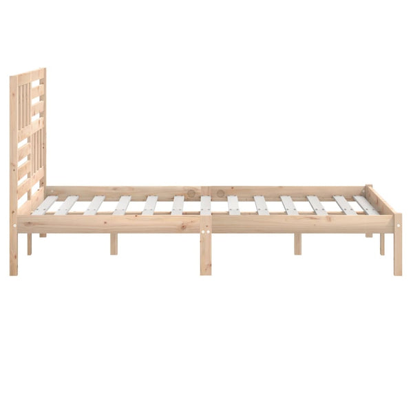 vidaXL Solid Wood Bed 150x200 cm Pine