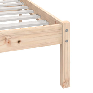 vidaXL Solid Wood Bed 150x200 cm Pine