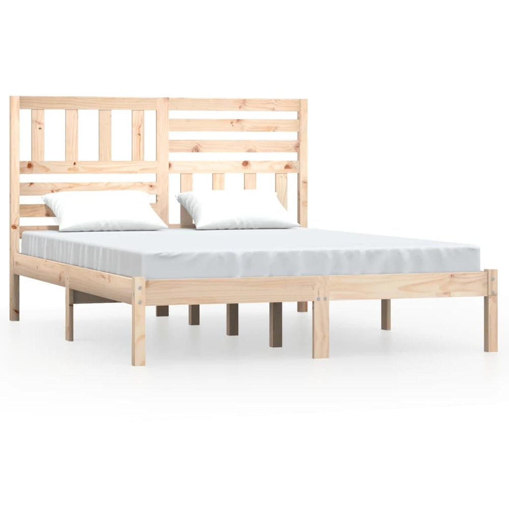 vidaXL Solid Pine Bed 160x200 cm