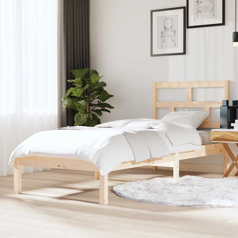 Massivholzbett 75x190 cm
