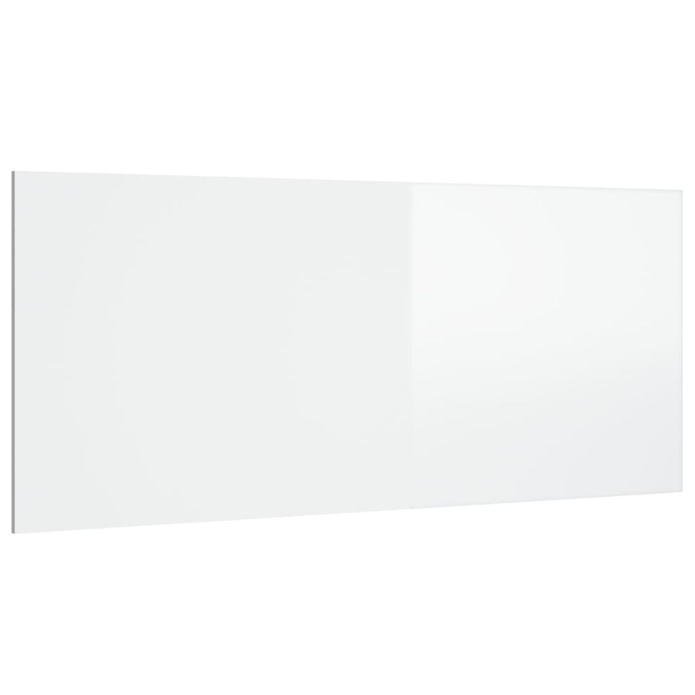 vidaXL Headboard High-Gloss White 200x1.5x80 cm Engineered Wood