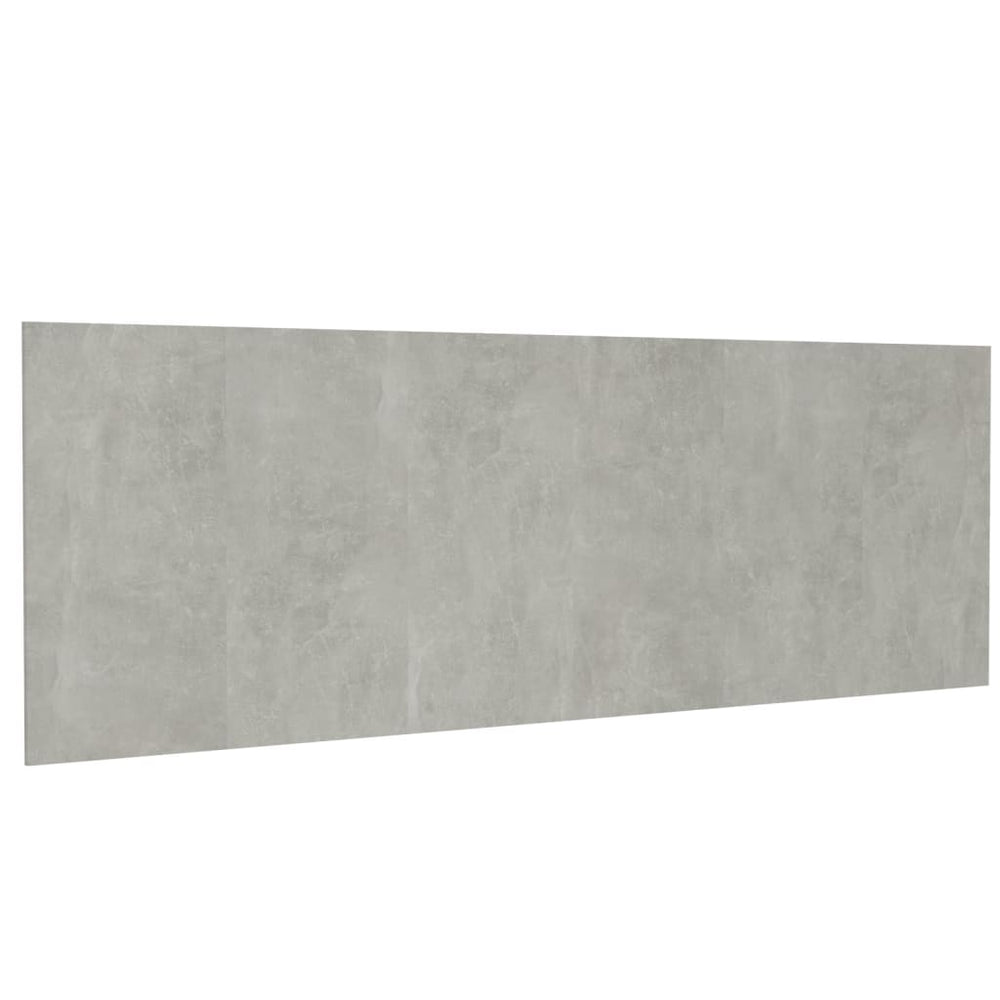 vidaXL Headboard Concrete Grey 240x1.5x80 cm Engineered Wood