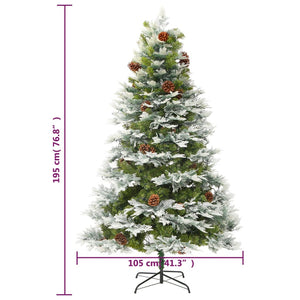 Weihnachtsbaum mit Beleuchtung 195 cm