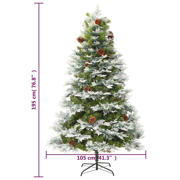 Weihnachtsbaum mit Beleuchtung 195 cm