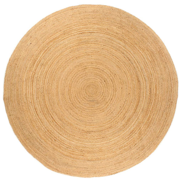 Geflochtener Jute Teppich, Rund, 210cm