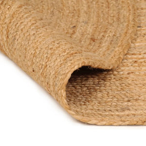 Geflochtener Jute Teppich, Rund, 210cm
