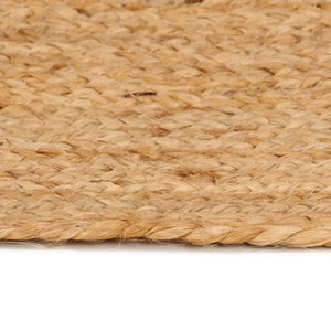Geflochtener Jute Teppich, Rund, 210cm