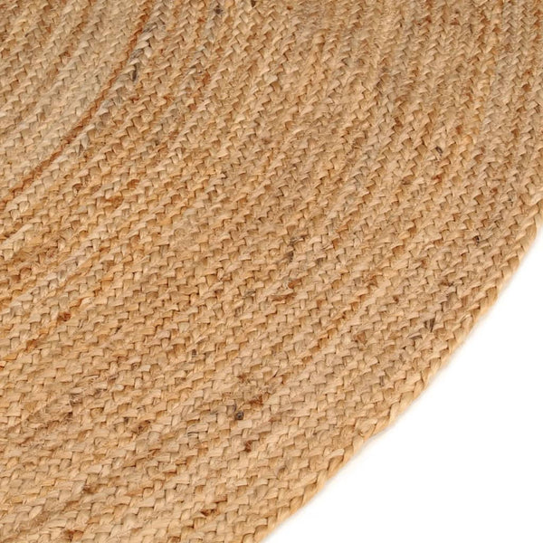 Geflochtener Jute Teppich, Rund, 210cm