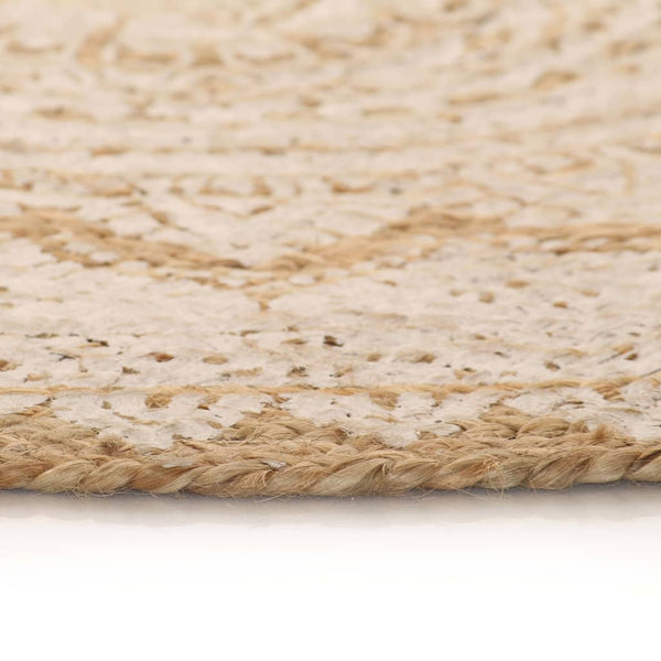 Geflochtener Jute Teppich, 210 cm Rund