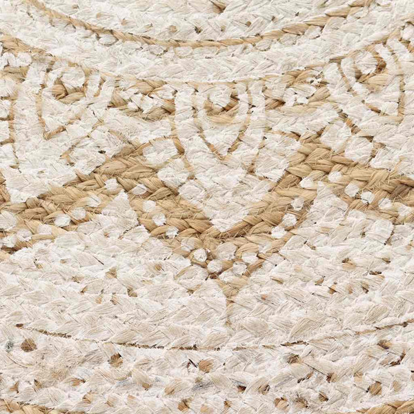 Geflochtener Jute Teppich, 210 cm Rund