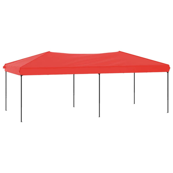 Rotes Faltbares Partyzelt 3x6 m