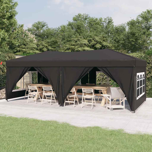 Faltbares Partyzelt 3x6 m Anthrazit