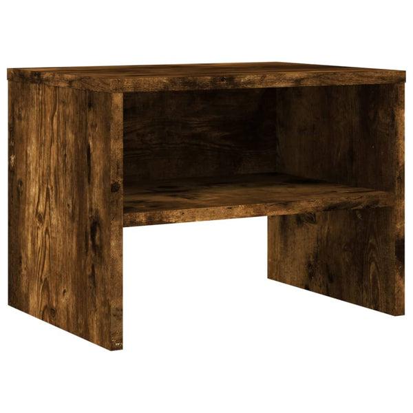 vidaXL Nightstands 2 pcs Smoked Oak 40x30x30 cm Engineered Wood