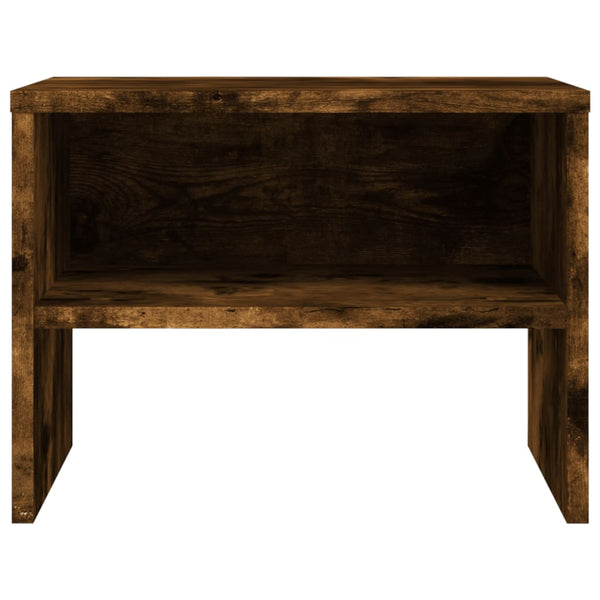 vidaXL Nightstands 2 pcs Smoked Oak 40x30x30 cm Engineered Wood