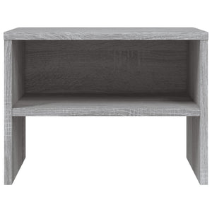 vidaXL Nightstands 2 pcs. Gray Sonoma 40x30x30 cm Engineered Wood