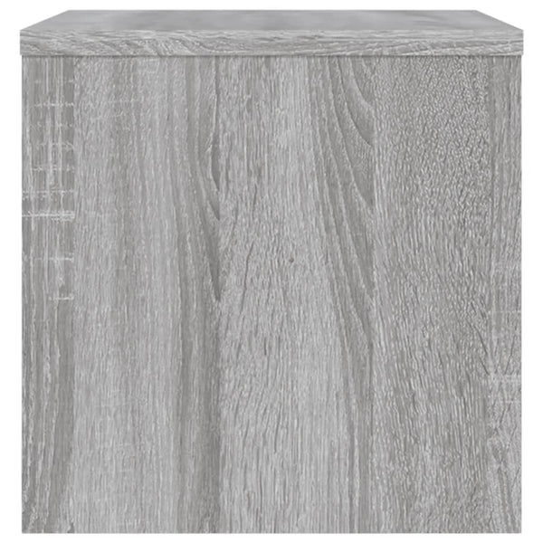 vidaXL Nightstands 2 pcs. Gray Sonoma 40x30x30 cm Engineered Wood