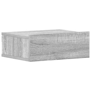 vidaXL Wall-Mounted Nightstands 2 pcs. Sonoma Grey 40x30x15 cm