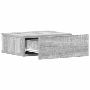 vidaXL Wall-Mounted Nightstands 2 pcs. Sonoma Grey 40x30x15 cm