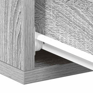 vidaXL Wall-Mounted Nightstands 2 pcs. Sonoma Grey 40x30x15 cm