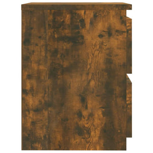 vidaXL Nightstands 2 pcs. Smoked Oak 30x30x40 cm Engineered Wood