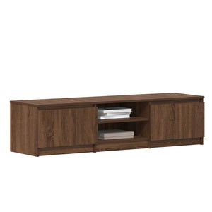 vidaXL TV Cabinet Brown Oak Look 140x40x35.5 cm Engineered Wood