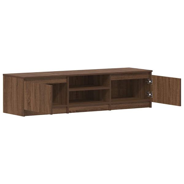 vidaXL TV Cabinet Brown Oak Look 140x40x35.5 cm Engineered Wood