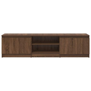 vidaXL TV Cabinet Brown Oak Look 140x40x35.5 cm Engineered Wood