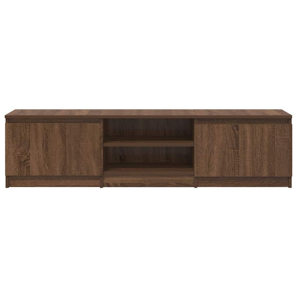 vidaXL TV Cabinet Brown Oak Look 140x40x35.5 cm Engineered Wood