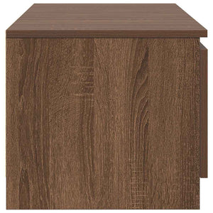 vidaXL TV Cabinet Brown Oak Look 140x40x35.5 cm Engineered Wood