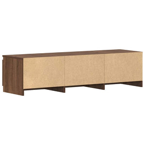vidaXL TV Cabinet Brown Oak Look 140x40x35.5 cm Engineered Wood