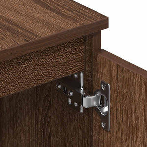 vidaXL TV Cabinet Brown Oak Look 140x40x35.5 cm Engineered Wood