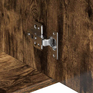 vidaXL Sideboard Smoked Oak 88x30x70 cm Engineered Wood