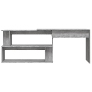 Eckschreibtisch Grau Sonoma 200 cm
