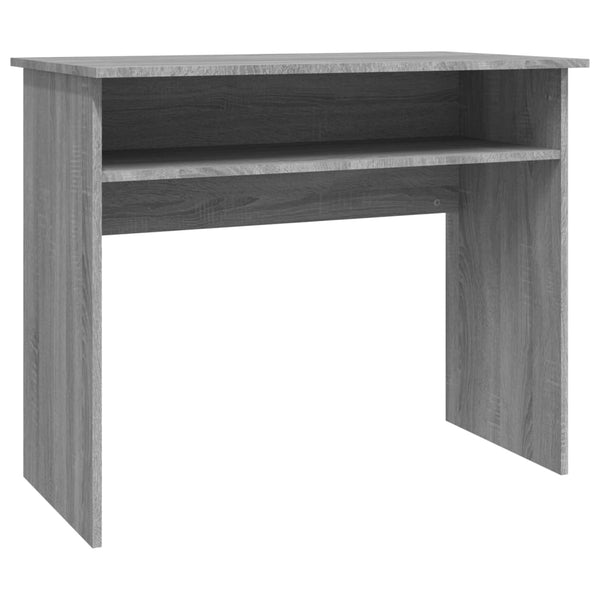 vidaXL Desk Gray Sonoma 90x50x74 cm Engineered Wood