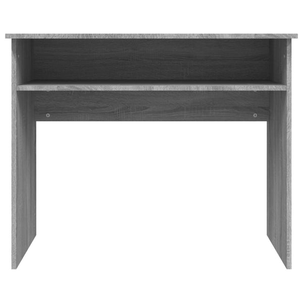 vidaXL Desk Gray Sonoma 90x50x74 cm Engineered Wood