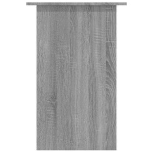 vidaXL Desk Gray Sonoma 90x50x74 cm Engineered Wood