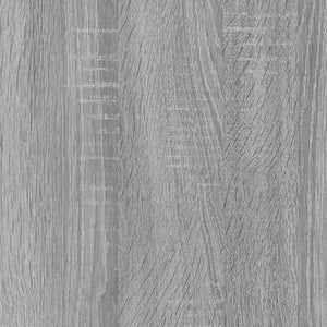 vidaXL Desk Gray Sonoma 90x50x74 cm Engineered Wood