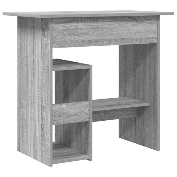 vidaXL Desk Sonoma Grey 80x45x74 cm Engineered Wood