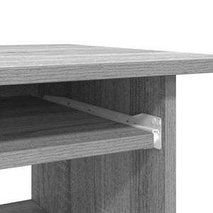 vidaXL Desk Sonoma Grey 80x45x74 cm Engineered Wood