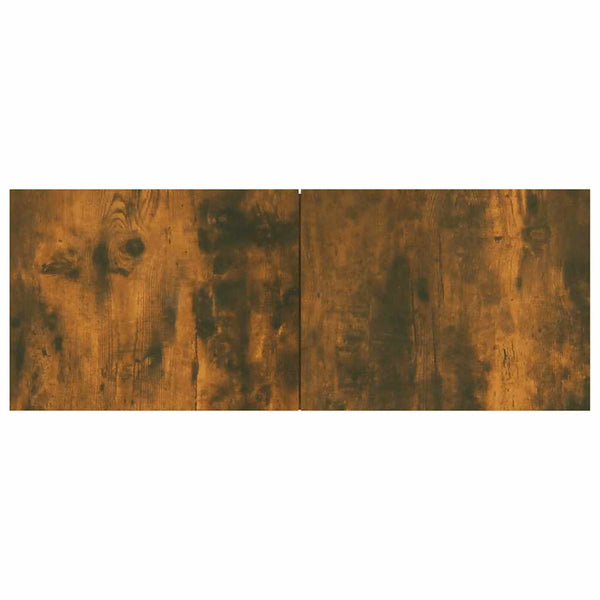 vidaXL TV Cabinet Smoked Oak 80x30x30 cm Engineered Wood