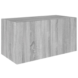 vidaXL Wall Cabinet Gray Sonoma 80x39x40 cm Engineered Wood