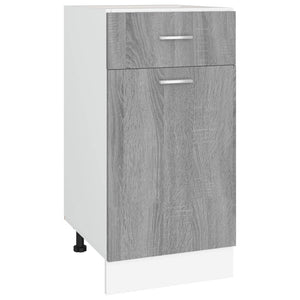 vidaXL Base Cabinet with Drawer Lyon Grey Sonoma 40x46x81.5 cm