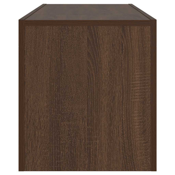 TV-Schrank mit LED Braun Eichen-Optik 120cm